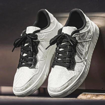 Velor Crest Sneakers