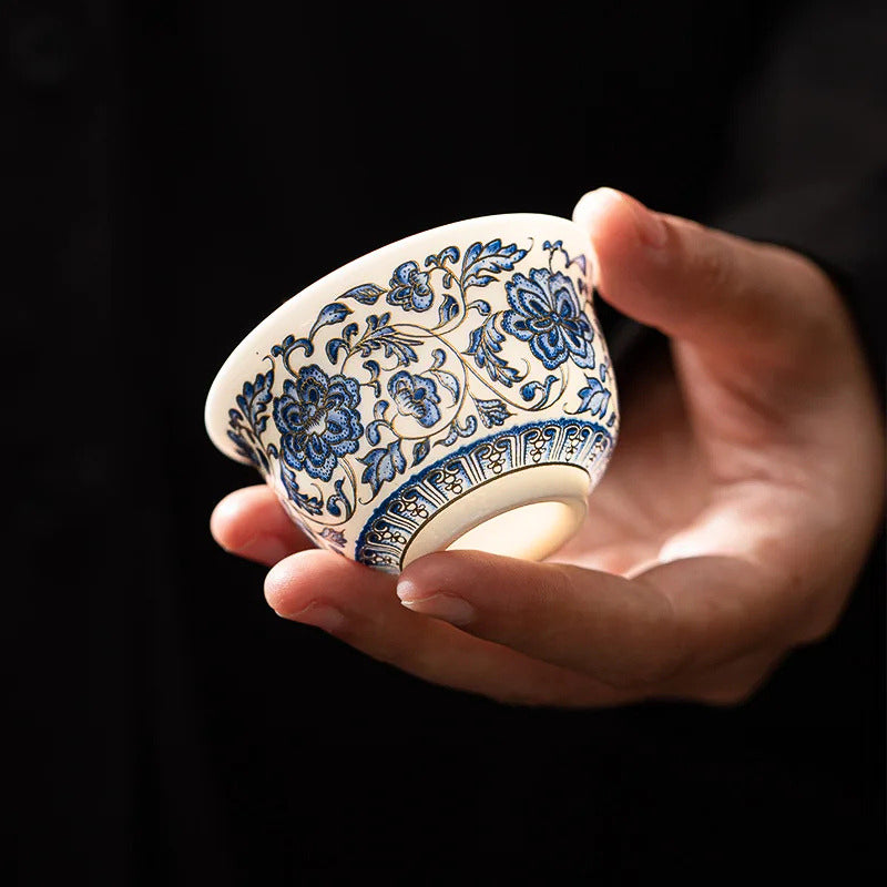 Blue Lotus Tea Cups