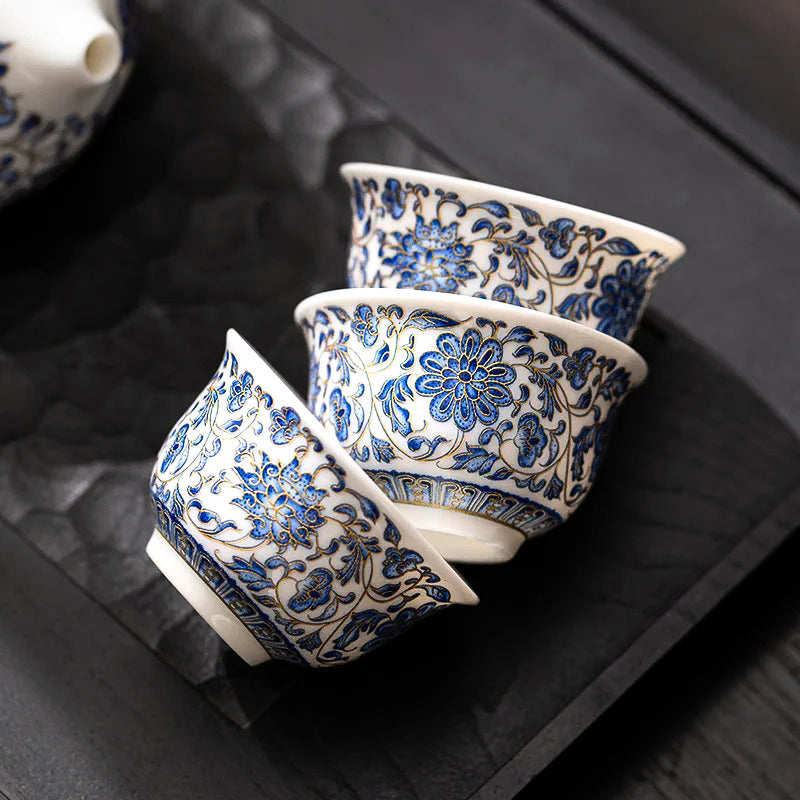 Blue Lotus Tea Cups