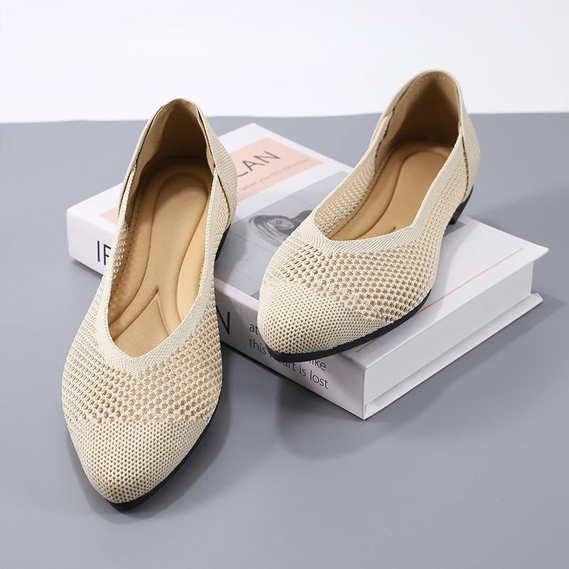 Clara Mesh Flats