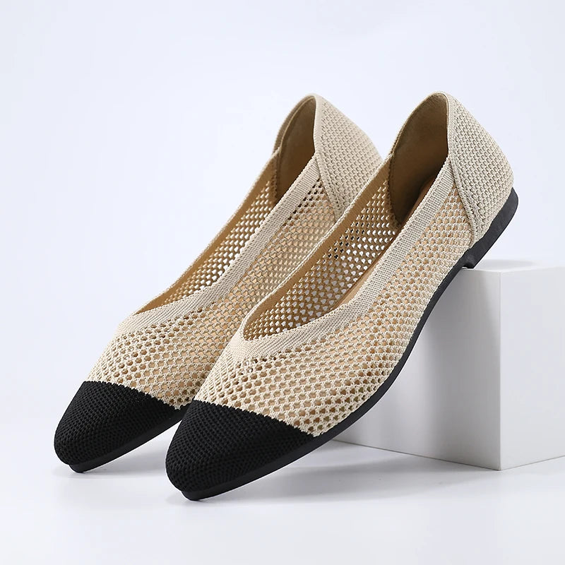 Clara Mesh Flats