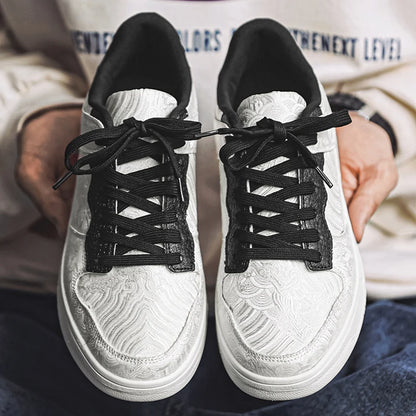 Velor Crest Sneakers