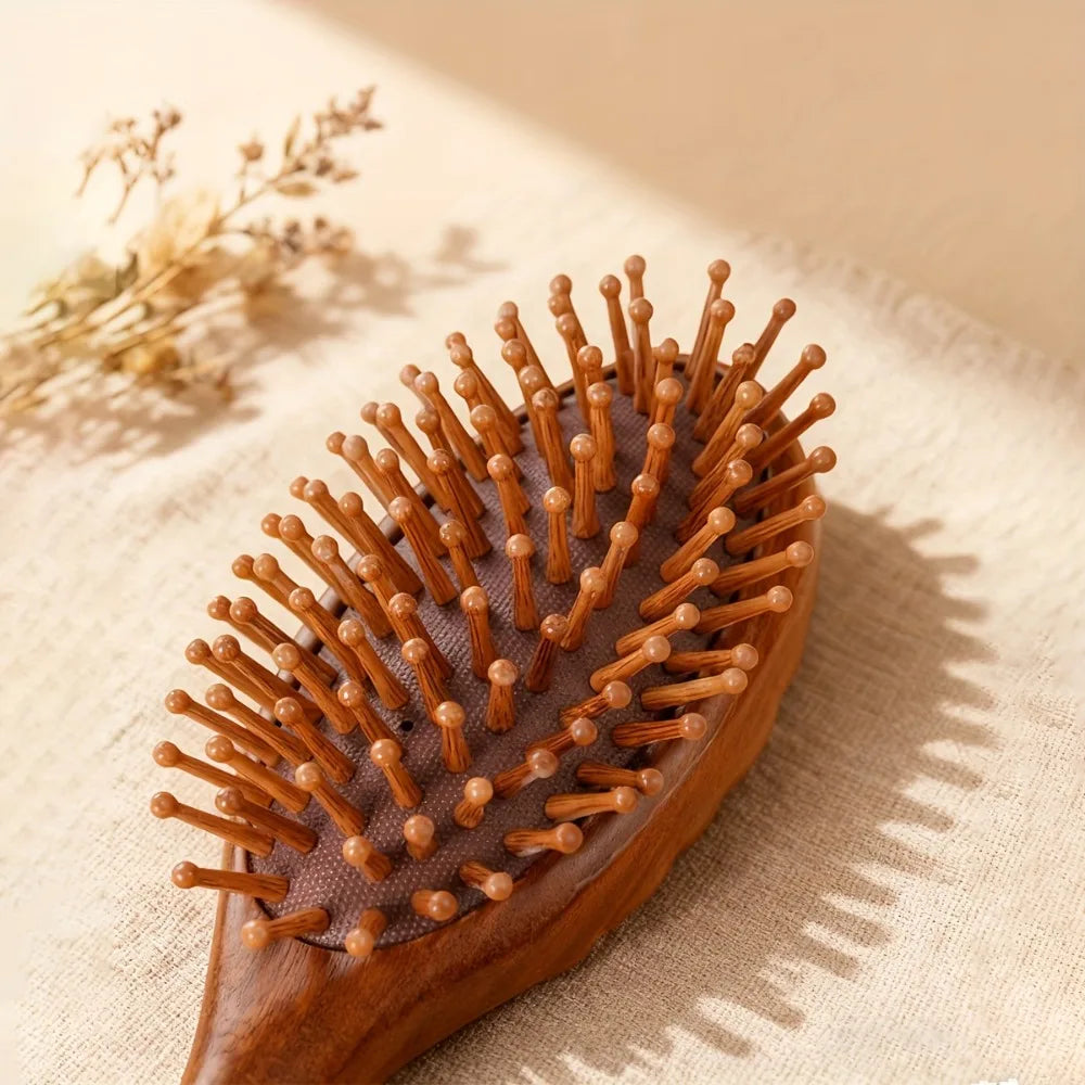 Vera Carved Wood Brush