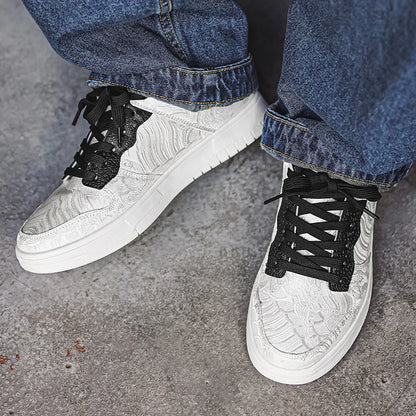 Velor Crest Sneakers