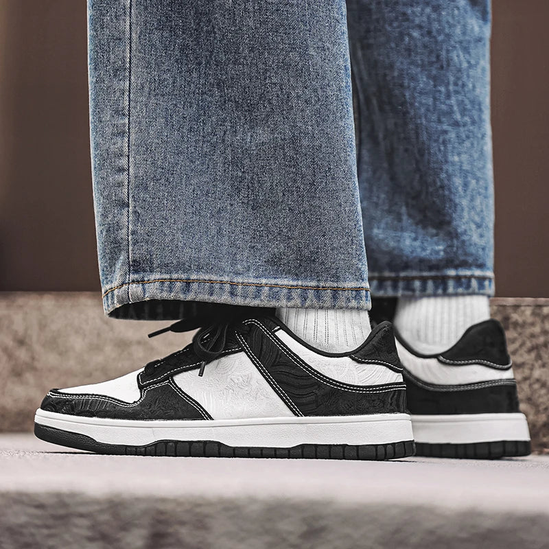 Velor Crest Sneakers