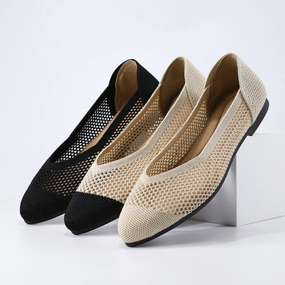 Clara Mesh Flats