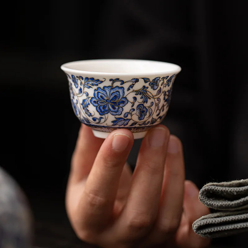 Blue Lotus Tea Cups