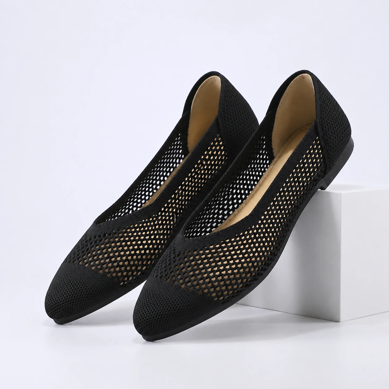 Clara Mesh Flats